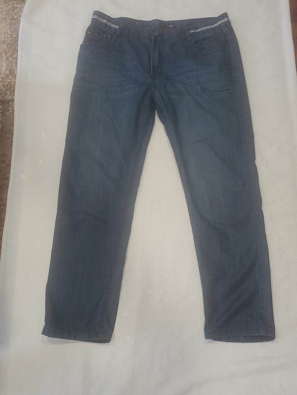 Armani Exchange Men's Relaxed Indigo Blue Jeans